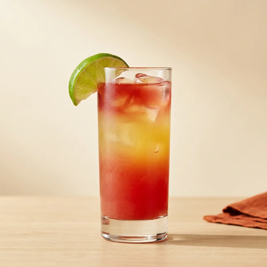 Bay Breeze cocktail in a highball glass