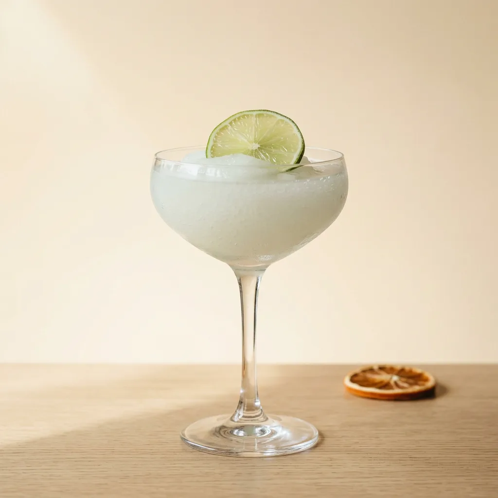 Frozen Daiquiri cocktail in a coupe glass