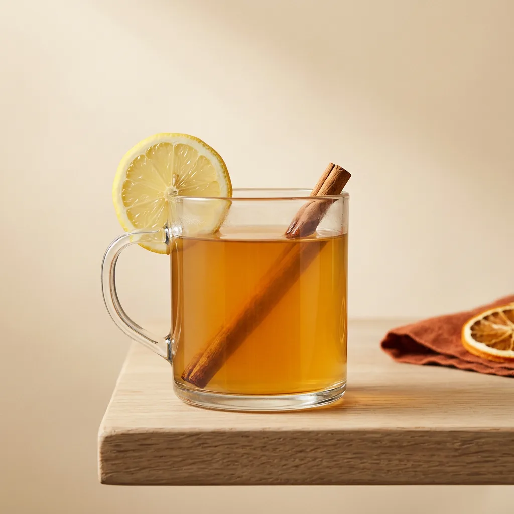Hot Toddy cocktail in a mug glass