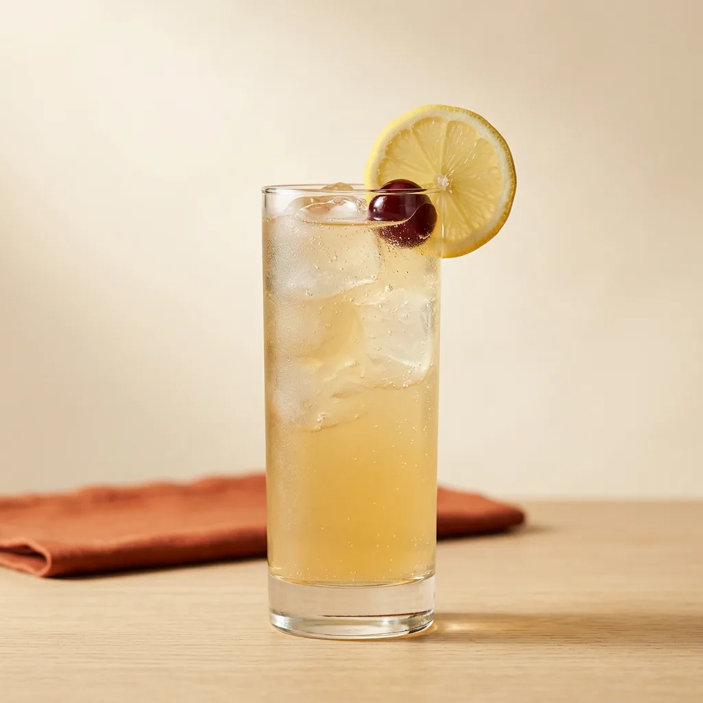 John Collins cocktail in a collins glass