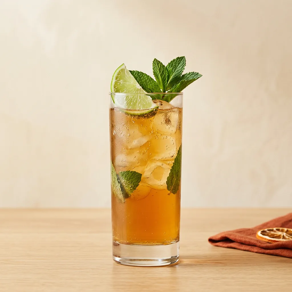 Kentucky Mule cocktail in a highball glass