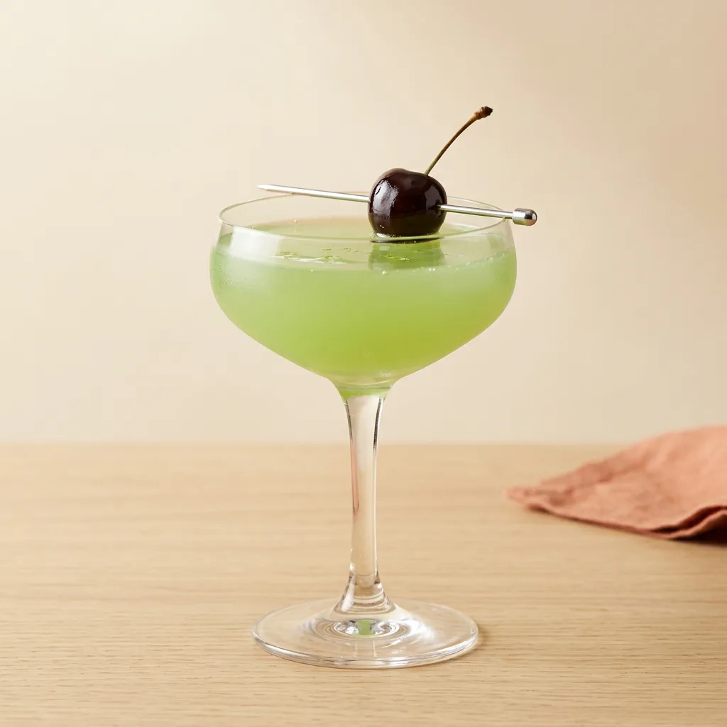 Last Word cocktail in a coupe glass