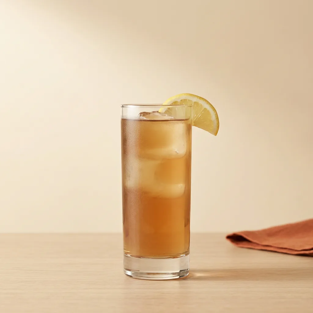 Long Island Iced Tea cocktail in a highball glass
