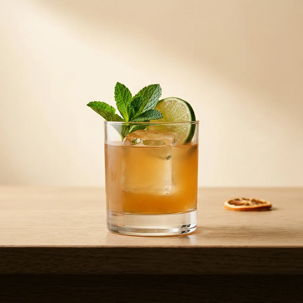 Mai Tai cocktail in a rocks glass