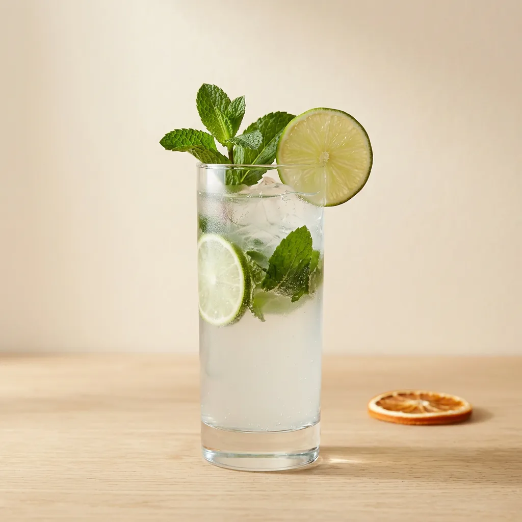 Nojito (Virgin Mojito) cocktail in a highball glass