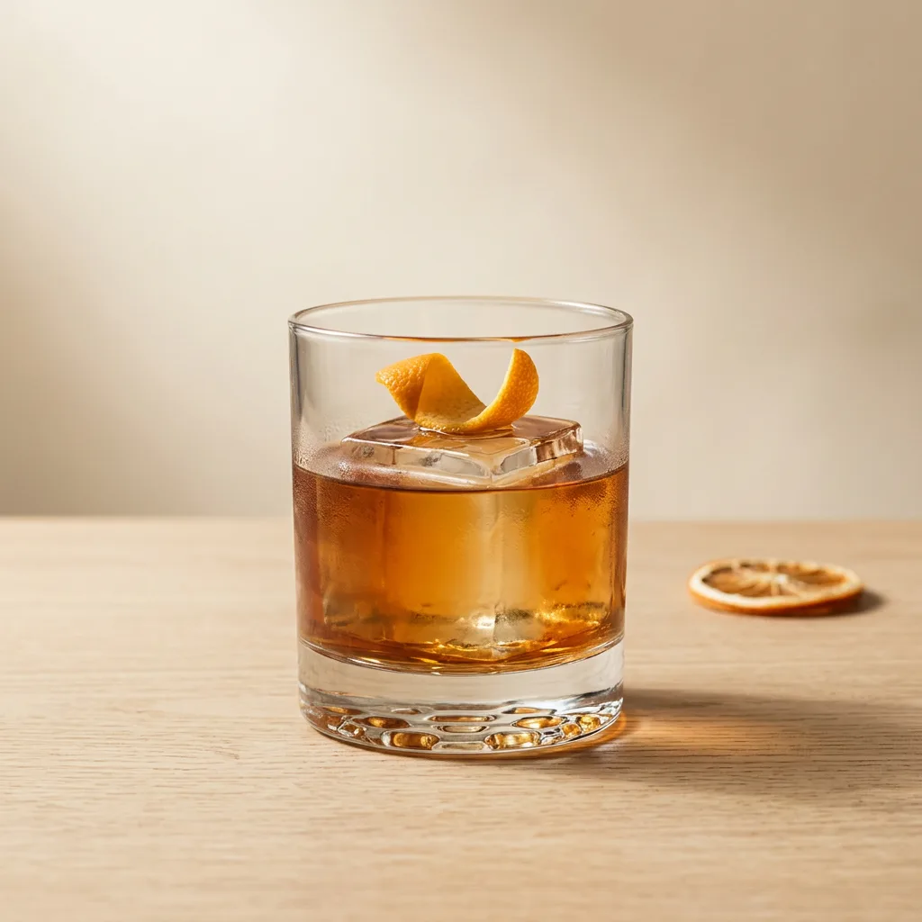 Old Fashioned cocktail in a rocks glass