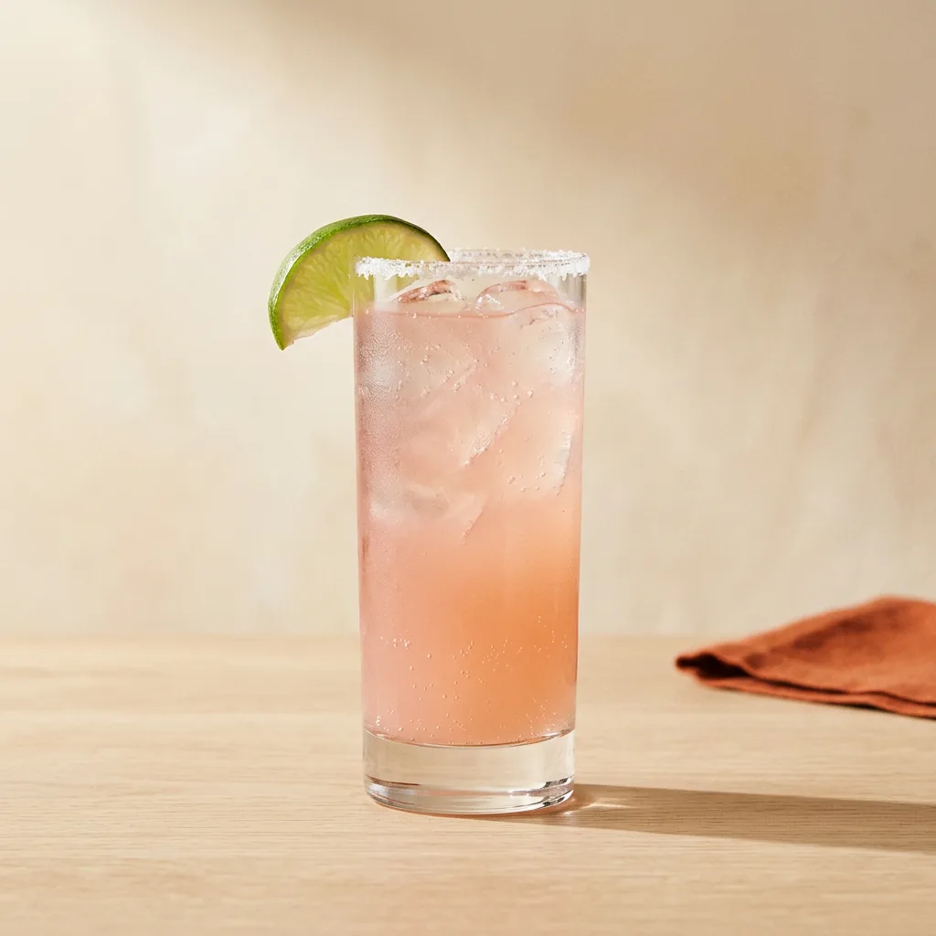 Paloma Express cocktail in a highball glass