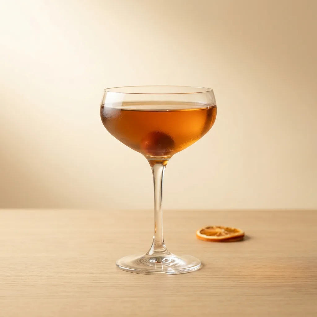 Rob Roy cocktail in a coupe glass