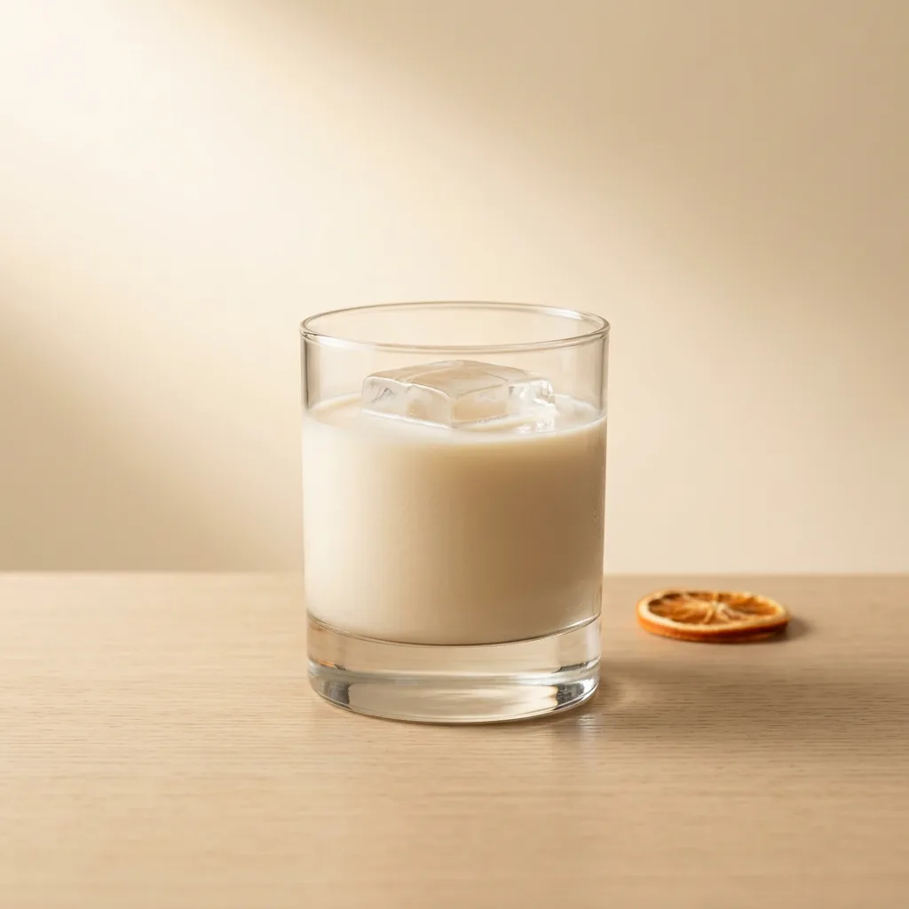 Toasted Almond cocktail in a rocks glass