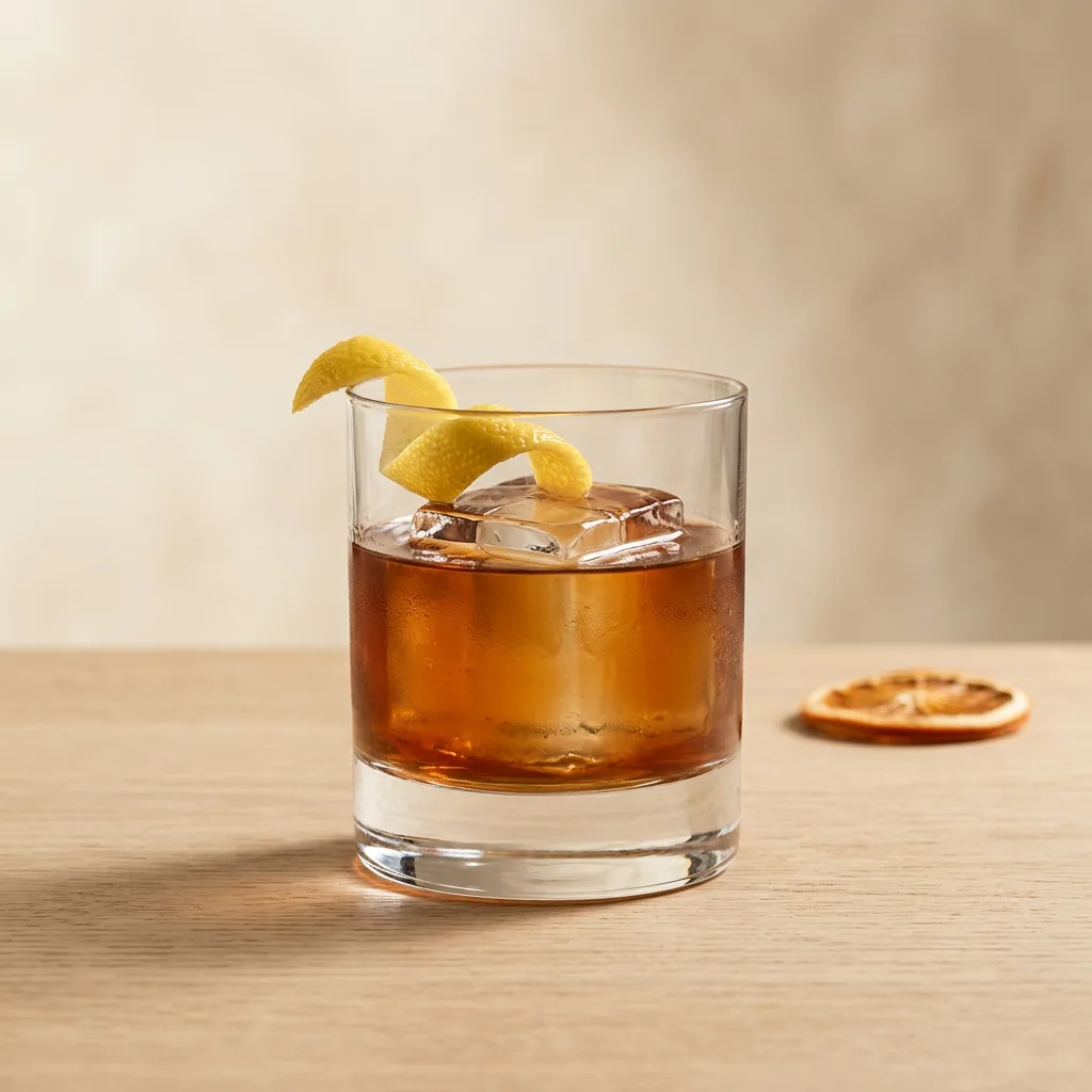 Vieux Carré cocktail in a rocks glass